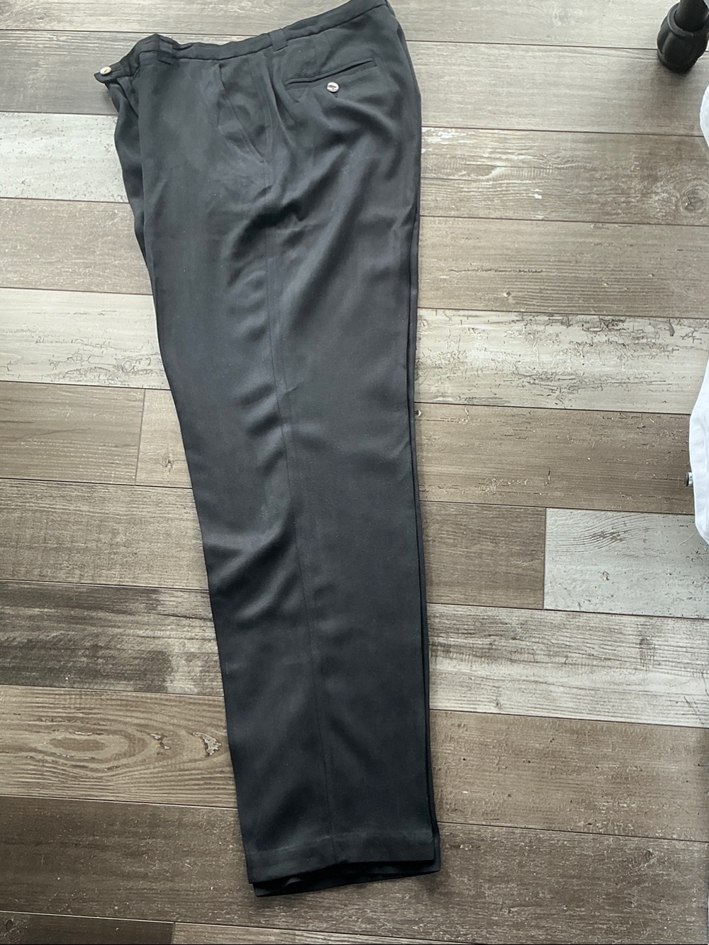 Tommy Bahama Black Straight-Leg Dress Pants